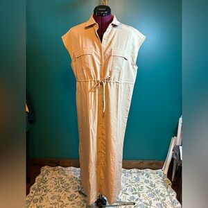 Old Navy Tan Maternity Dress